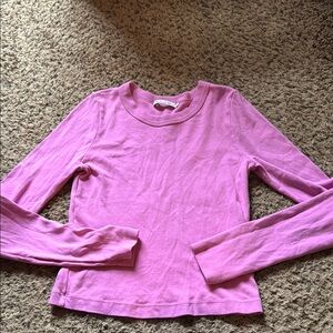 Michael Stars long sleeves cropped top